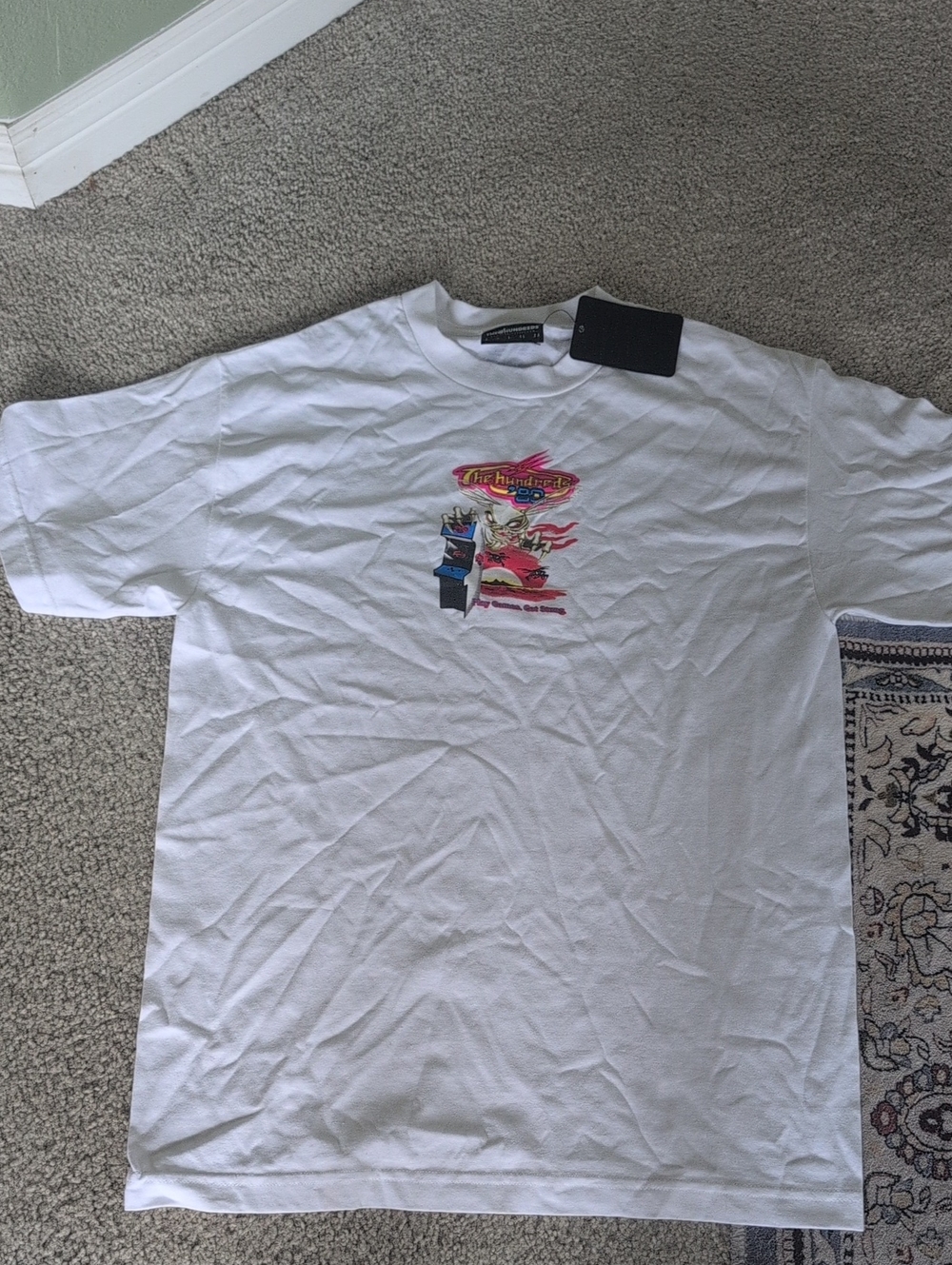 The Hundreds - Playing Games White Crewneck T-Shirt Mens Sz Medium